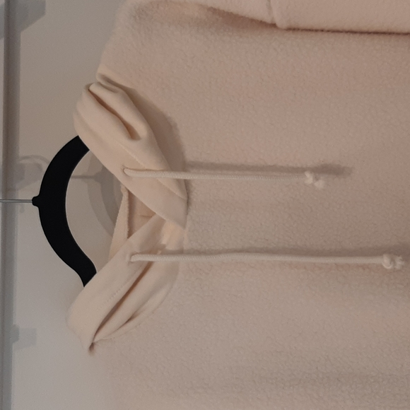 Madewell (Re)sourced Fleece Bubble-Sleeve Hoodie Sweatshirt - Picture 4 of 9